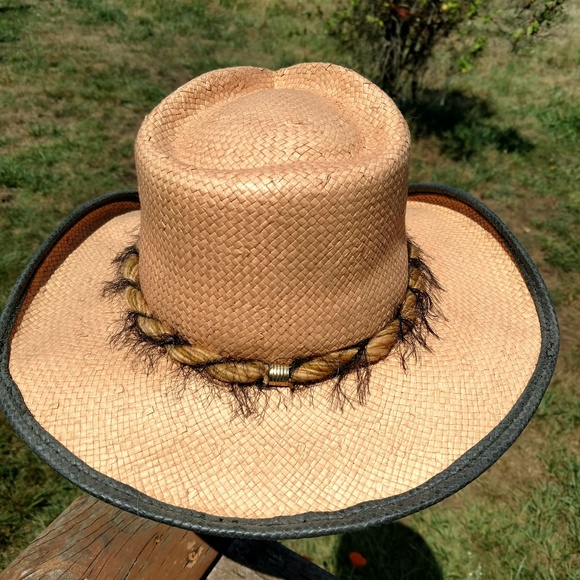 Shady Brady hard body straw hat, small - Picture 2 of 6